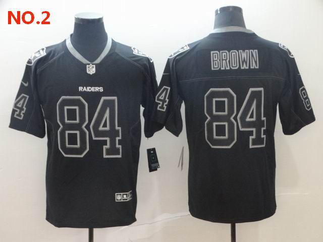 Men's Las Vegas Raiders 84 Antonio Brown Jersey NO.2;